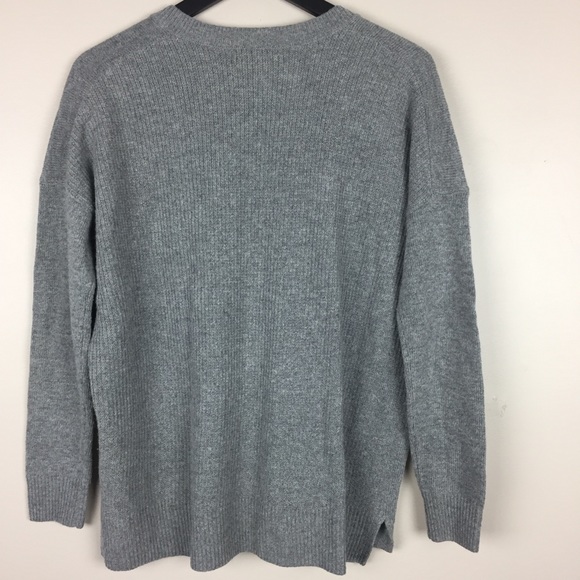 J. Crew Oversized V Neck Tunic Wool Sweater XS - Picture 5 of 6